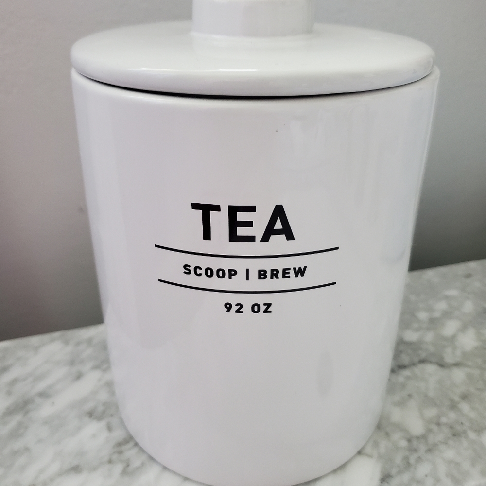 White Tea Canister